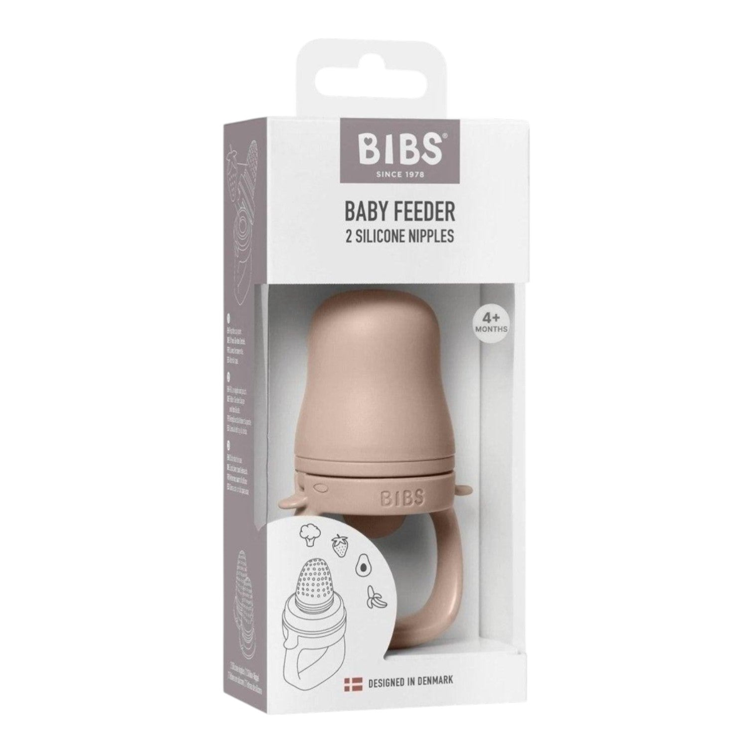 BIBS kūdikių maitintuvas - Blush