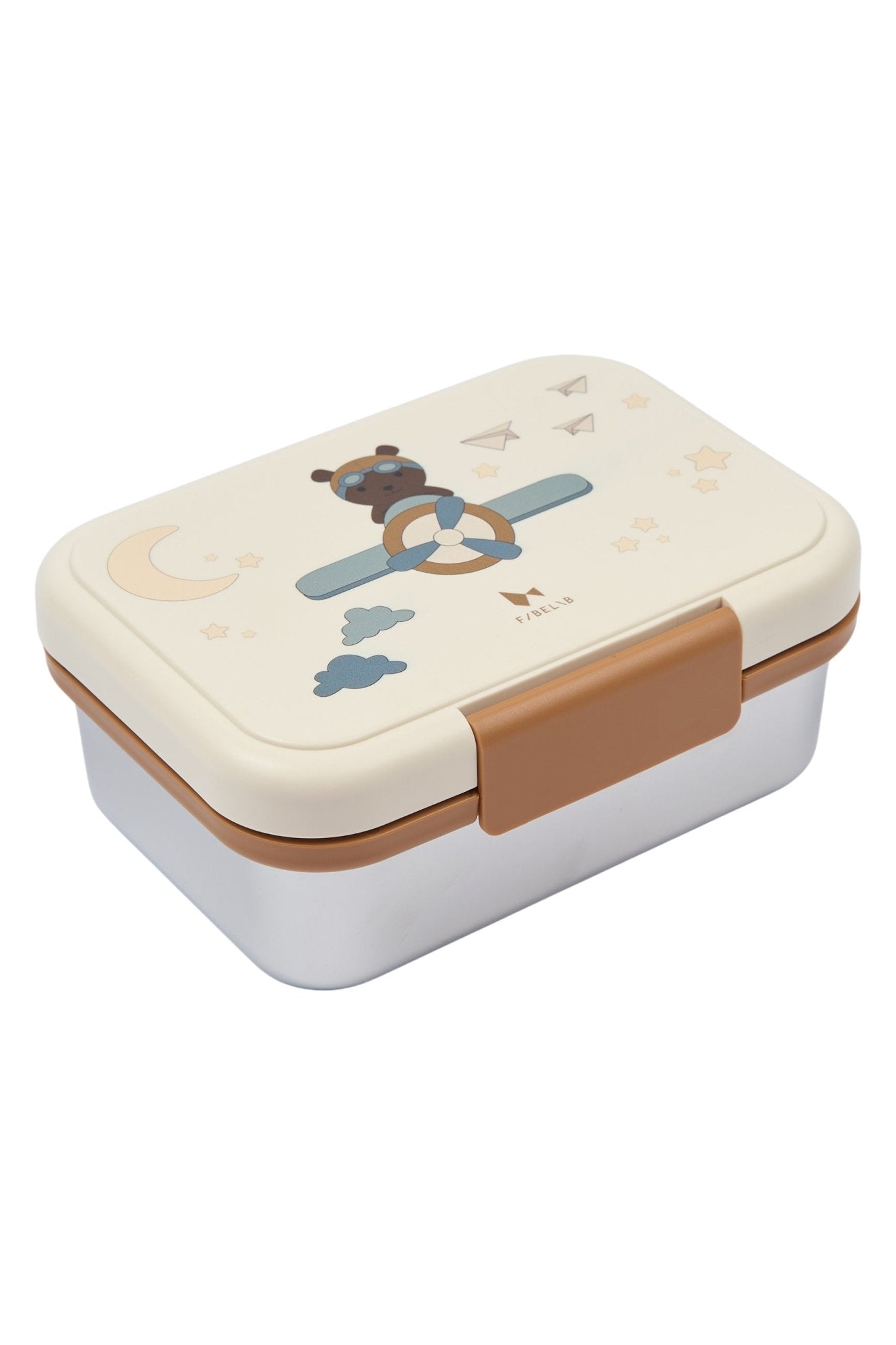 Fabelab vaikiška pietų dėžutė - Bear Air Plane - TinyStore.lt