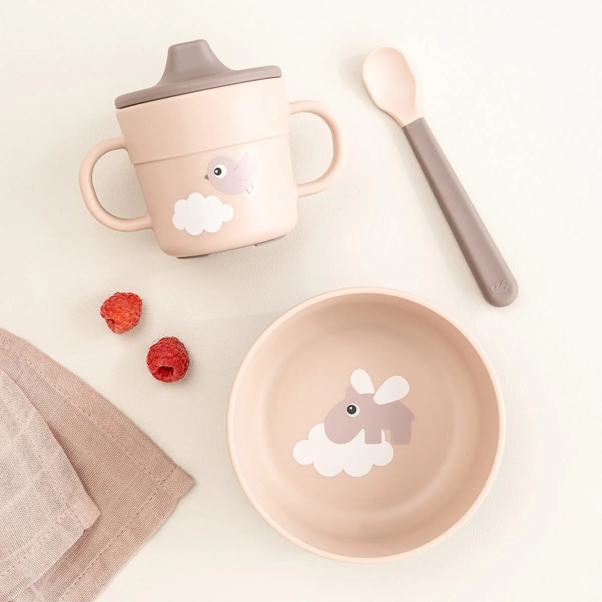 Done by Deer Foodie valgymo rinkinys Happy clouds Powder