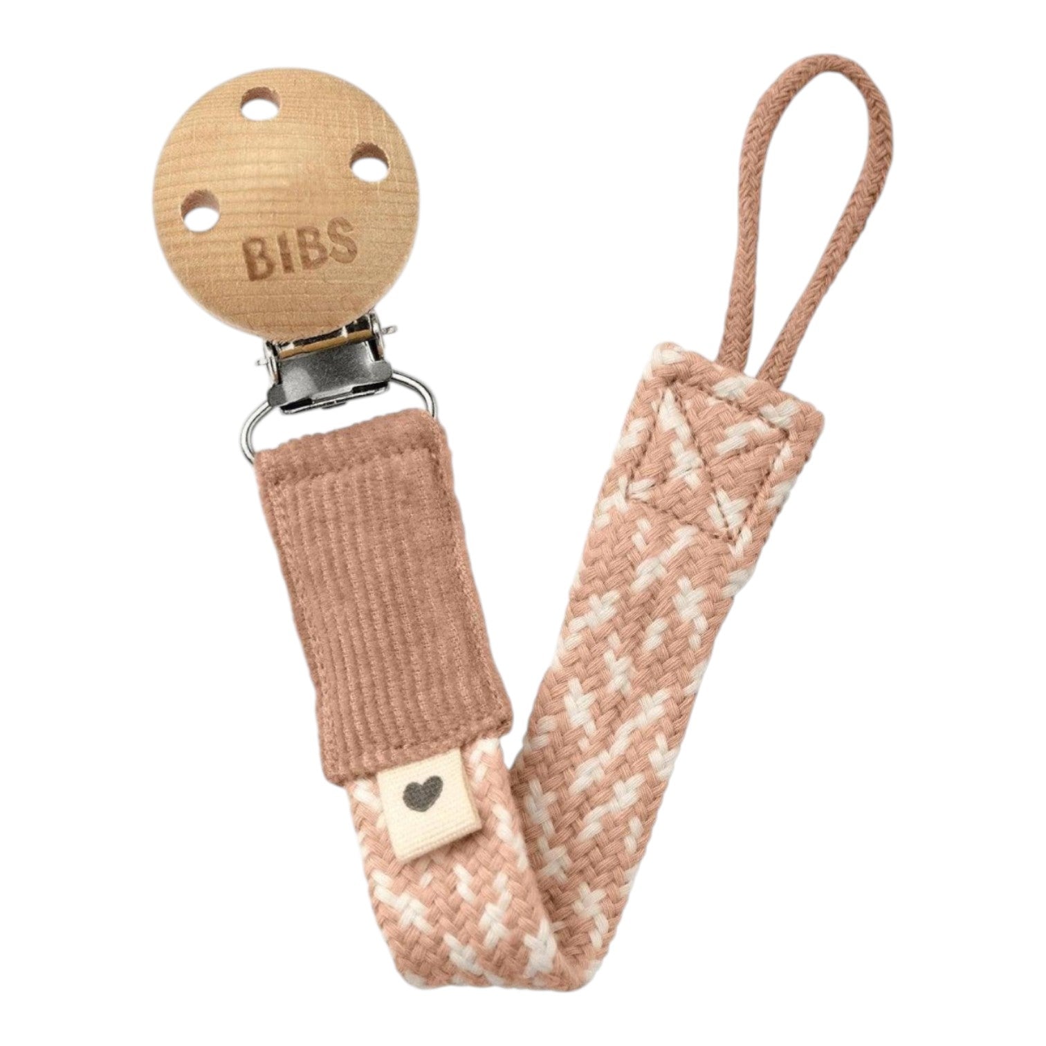 BIBS čiulptuko laikiklis - Blush / Ivory