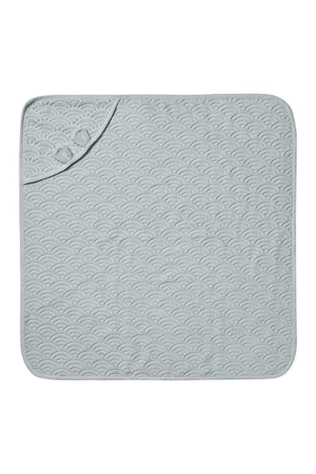 Cam Cam Copenhagen kūdikių rankšluostis su gobtuvu ir ausytėmis – GOTS – Classic Grey