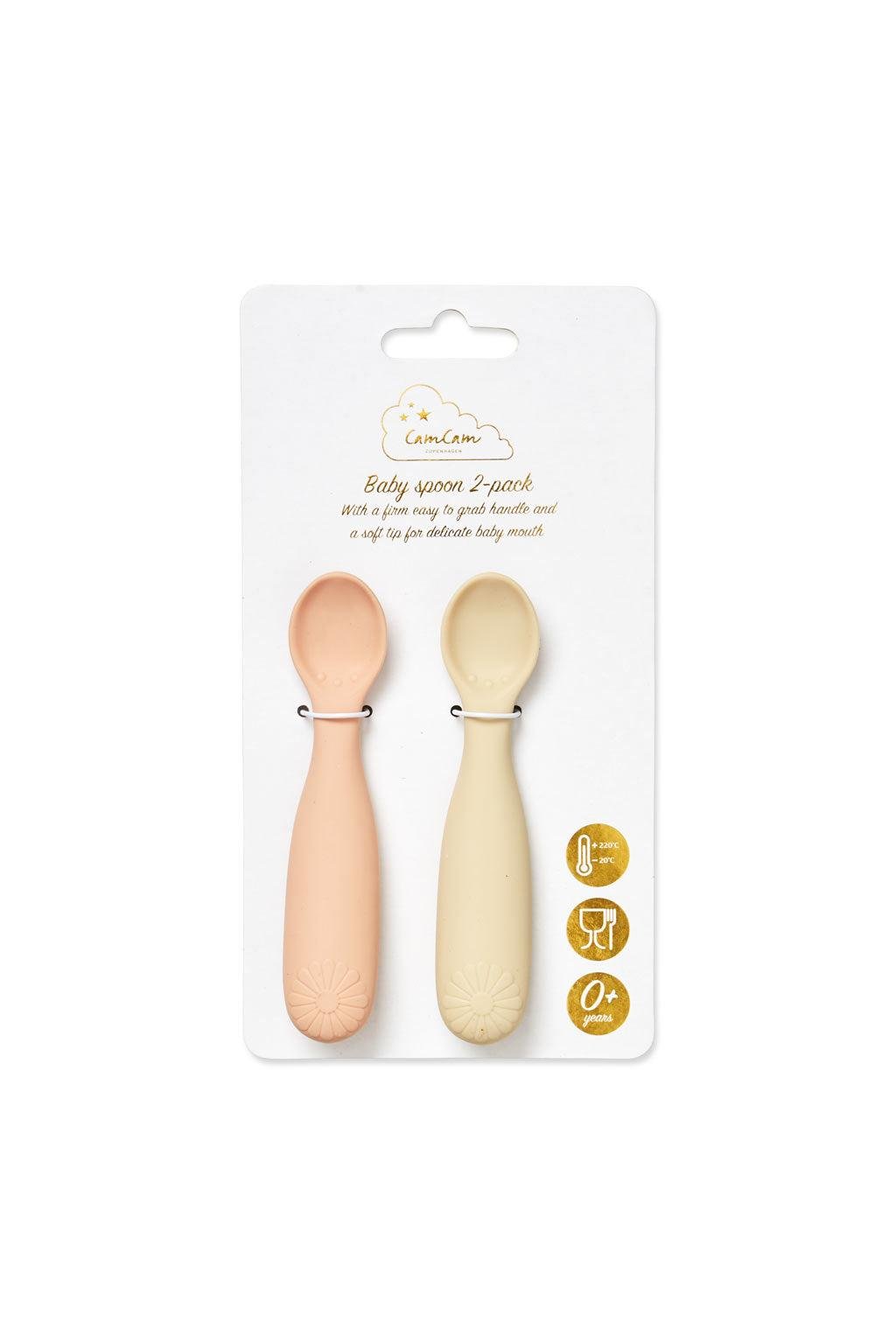 Cam Cam Copenhagen šaukšteliai, 2 vnt. – Flower – Coral Mix