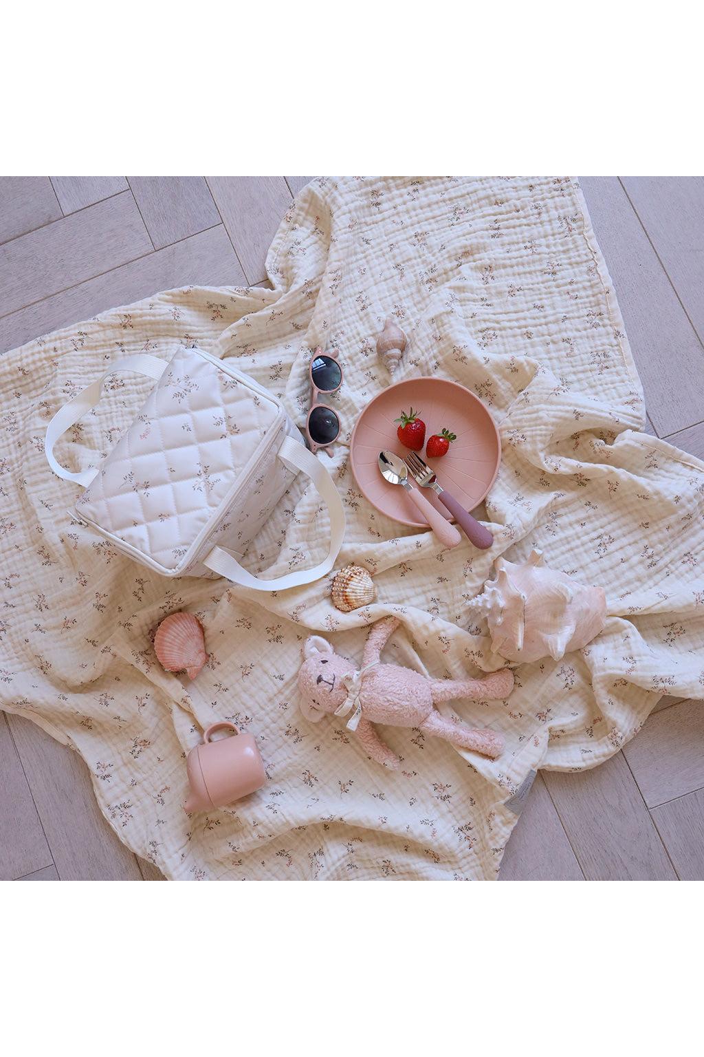 Cam Cam Copenhagen vaikų stalo įrankių rinkinys – Flower – Rose Mix